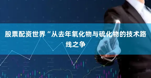 股票配资世界“从去年氧化物与硫化物的技术路线之争